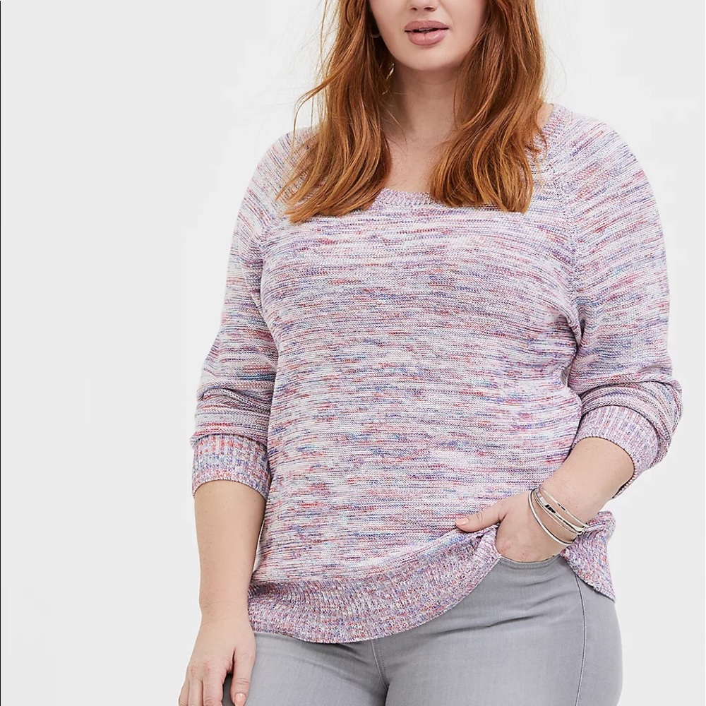 Torrid size 4 multicolor sweater